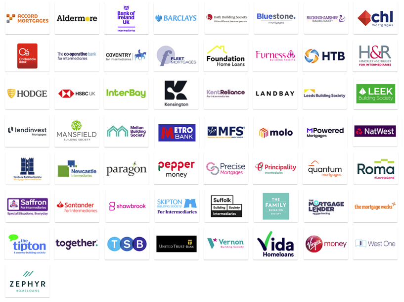 Selection of our BTL Mortgage Partners